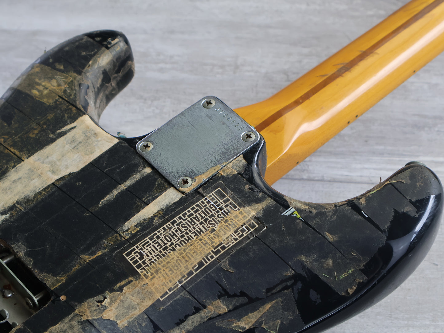 1984 Squier (by Fender Japan) "JV Series" SST-30 Vintage Stratocaster (Black)