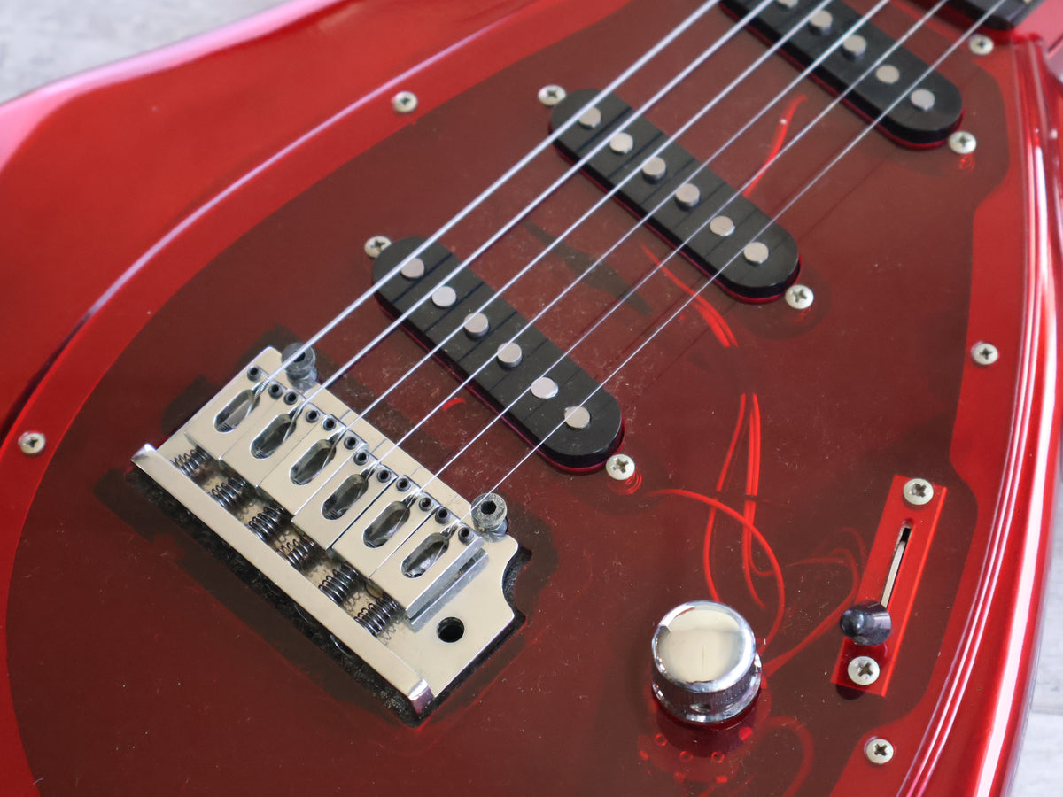 2000’s Tokai Japan Talbo Blazing Fire Cast Aluminium Electric Guitar (Red)