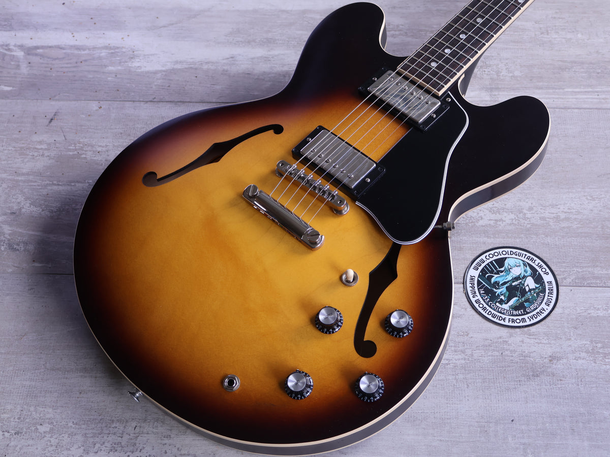 2025 Gibson ES-335 Satin Dot Semi Hollowbody (Satin Vintage Burst)
