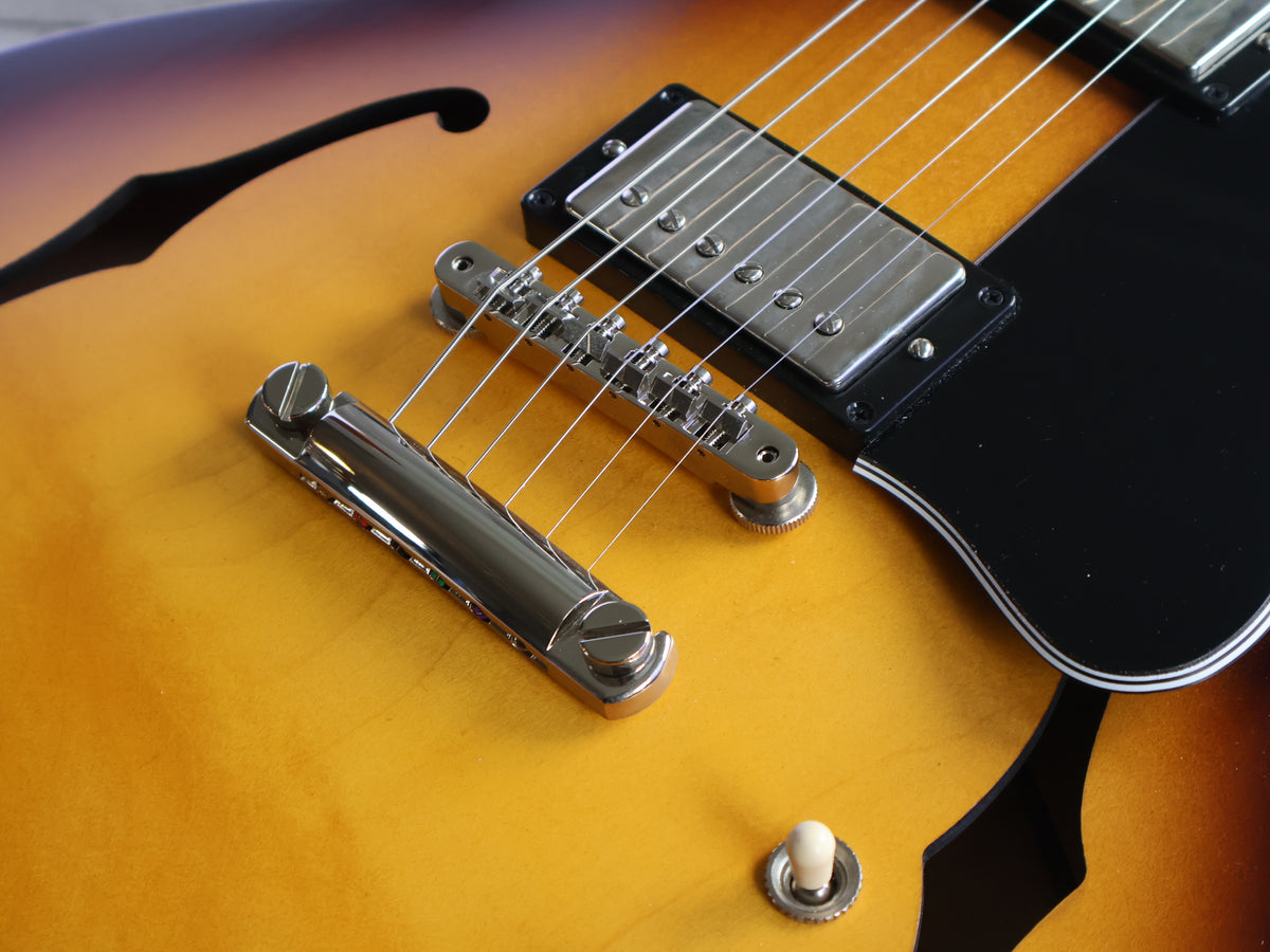 2025 Gibson ES-335 Satin Dot Semi Hollowbody (Satin Vintage Burst)
