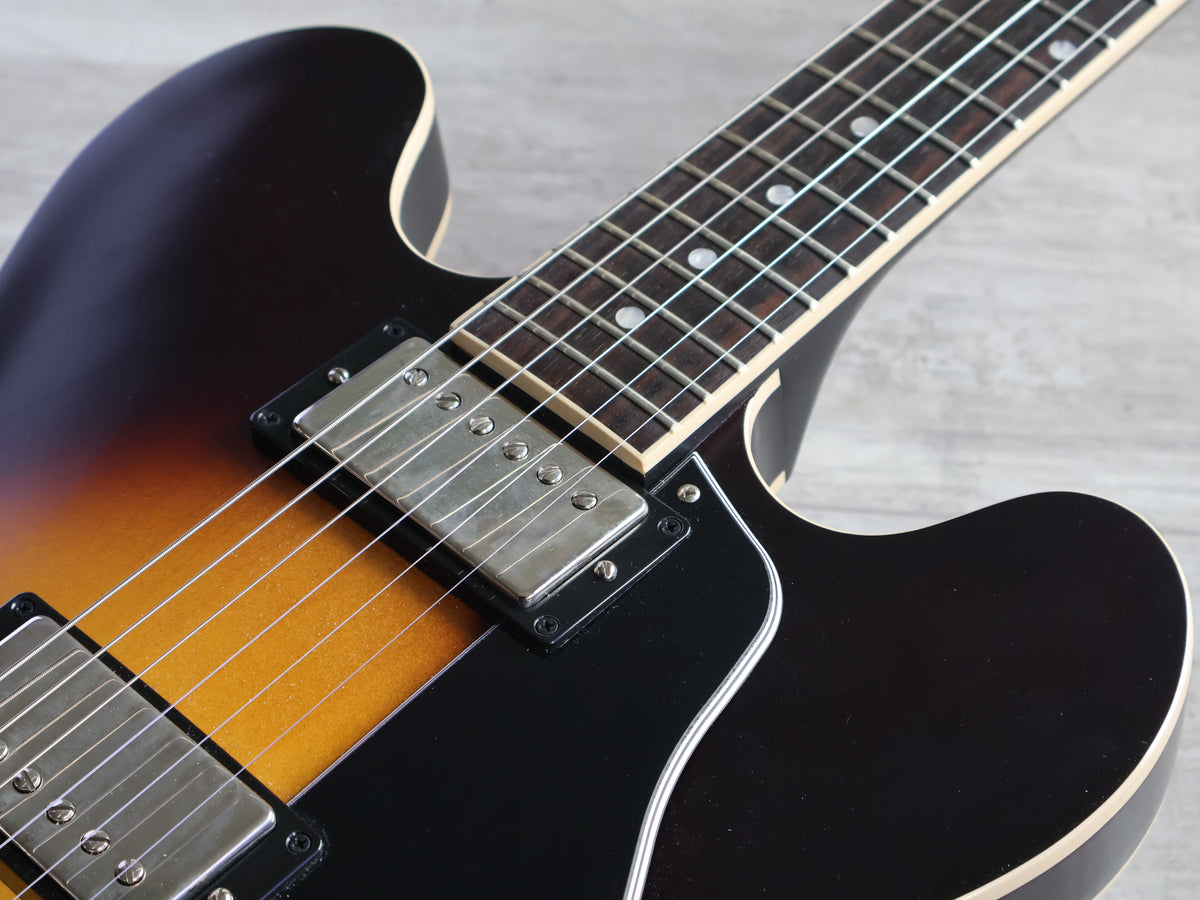 2025 Gibson ES-335 Satin Dot Semi Hollowbody (Satin Vintage Burst)