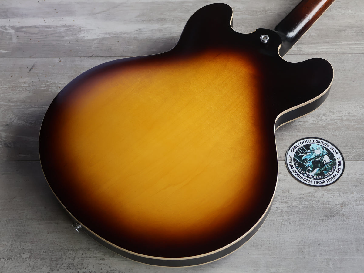 2025 Gibson ES-335 Satin Dot Semi Hollowbody (Satin Vintage Burst)
