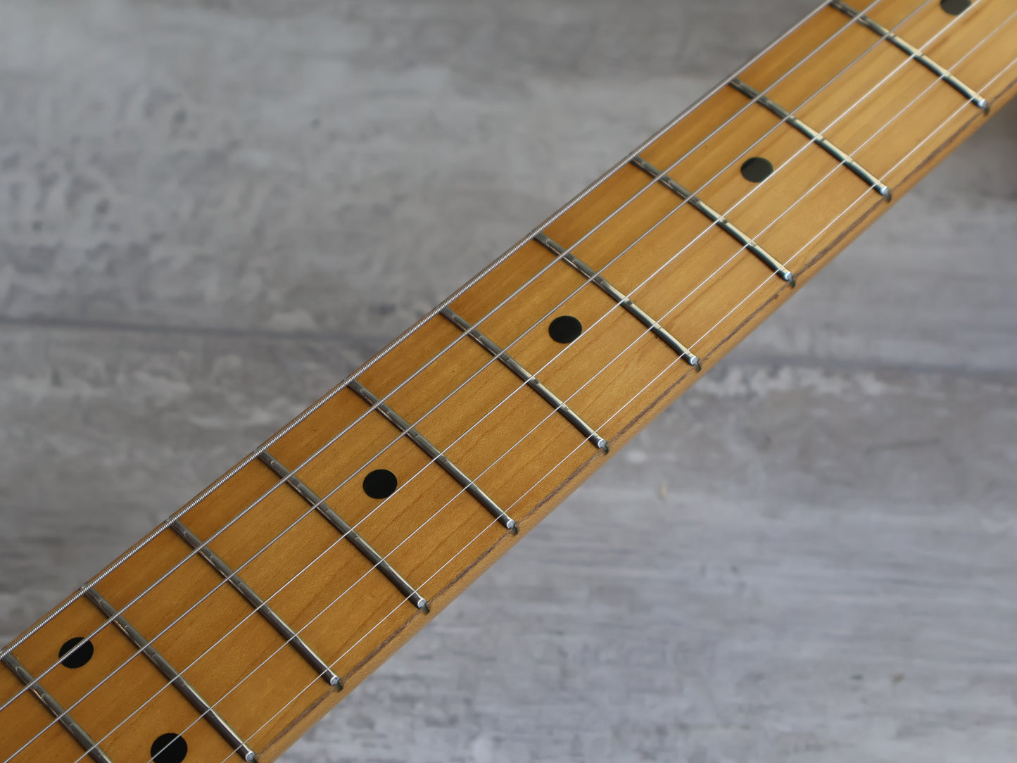 1990's Fender Japan "Stratomaster" Strat/Jazzmaster (Candy Apple Red)