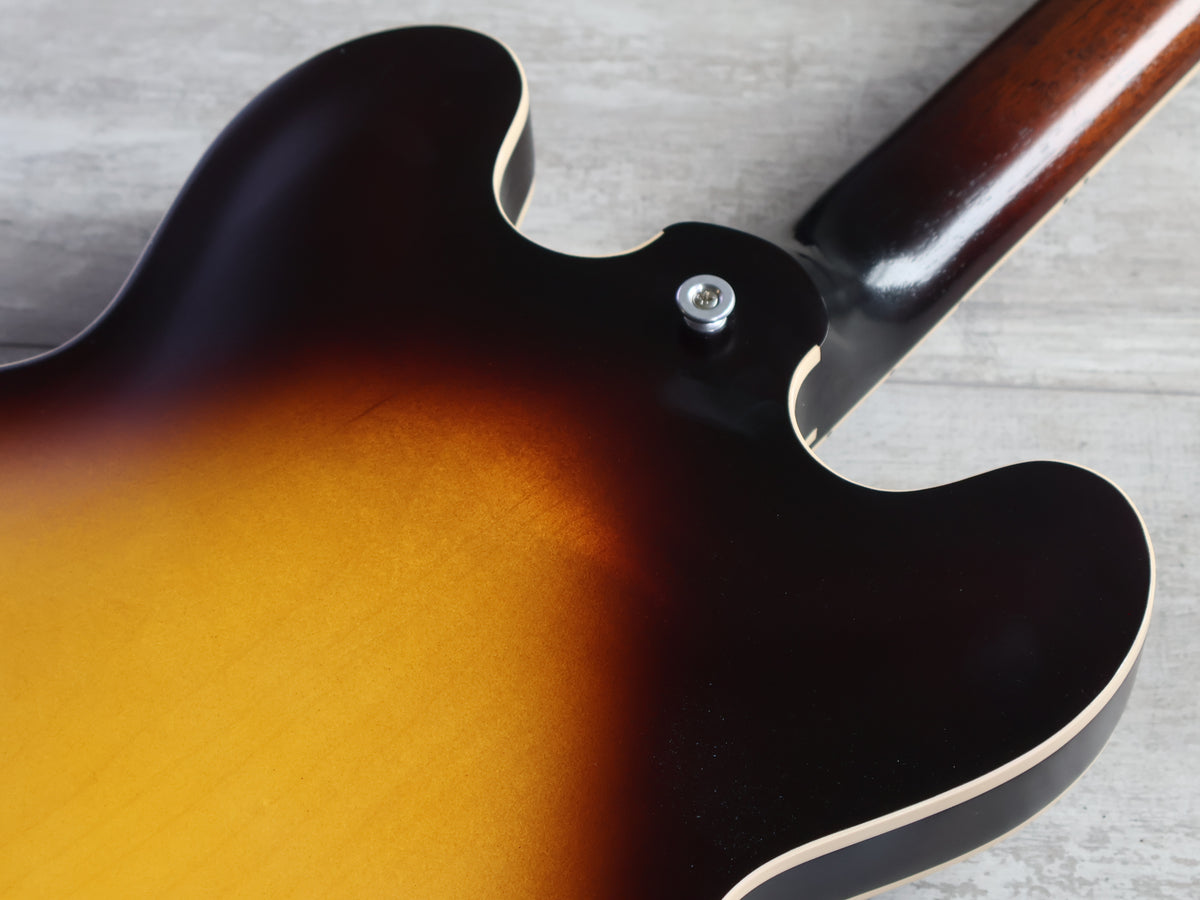 2025 Gibson ES-335 Satin Dot Semi Hollowbody (Satin Vintage Burst)