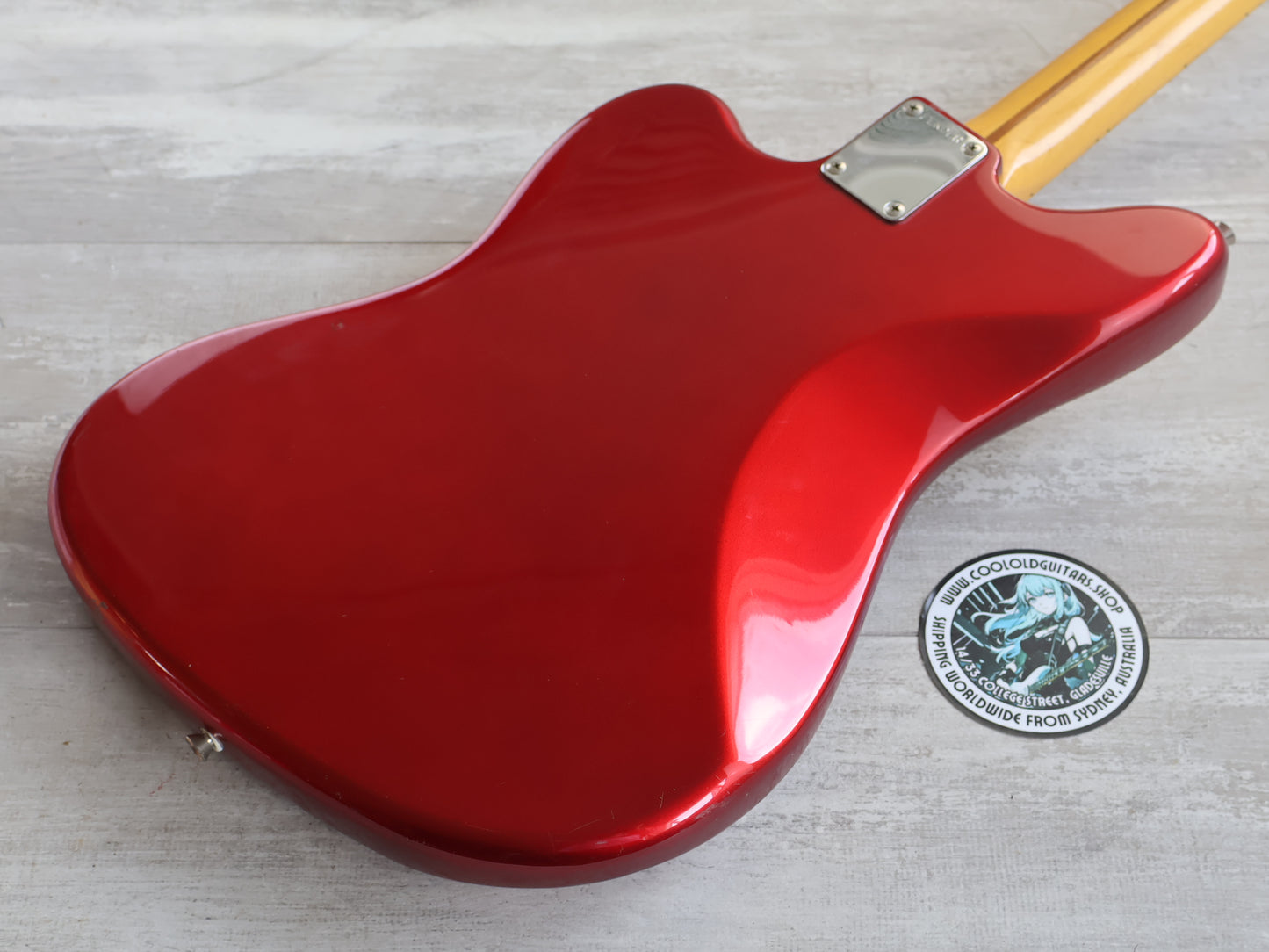 1990's Fender Japan "Stratomaster" Strat/Jazzmaster (Candy Apple Red)