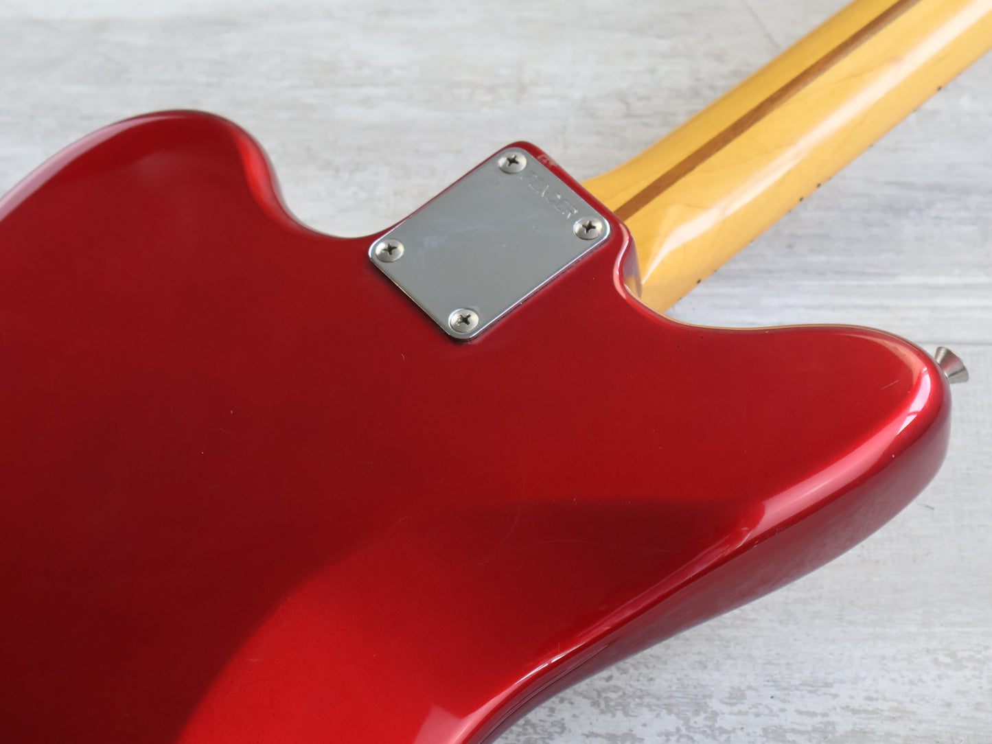 1990's Fender Japan "Stratomaster" Strat/Jazzmaster (Candy Apple Red)