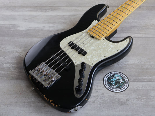 2001 Seymour Duncan Japan DJ-300M5 CTM Custom Pro Series 5-String Jazz Bass (Black)