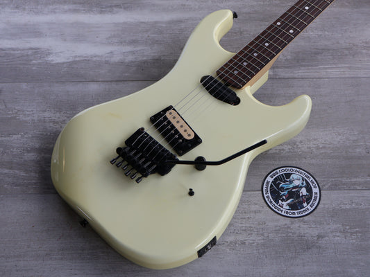 1988 Kramer Japan LK-IBF LK-Series Superstrat (Aged White)