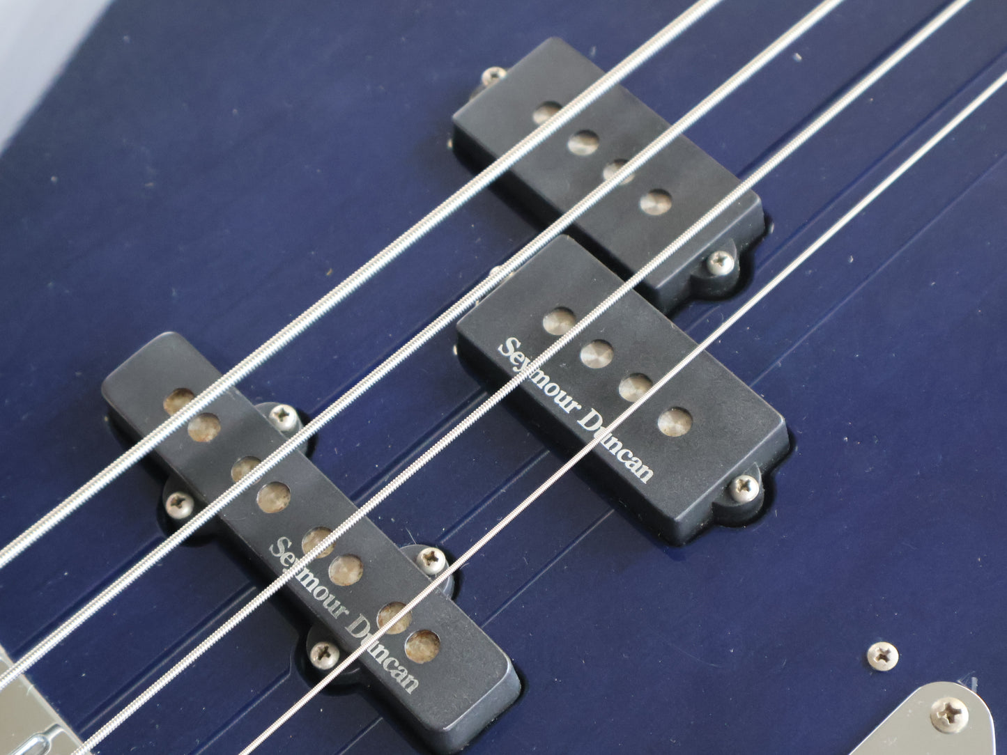 1990's ESP Japan "Vintage Four" PJ Precision Bass (Blue)