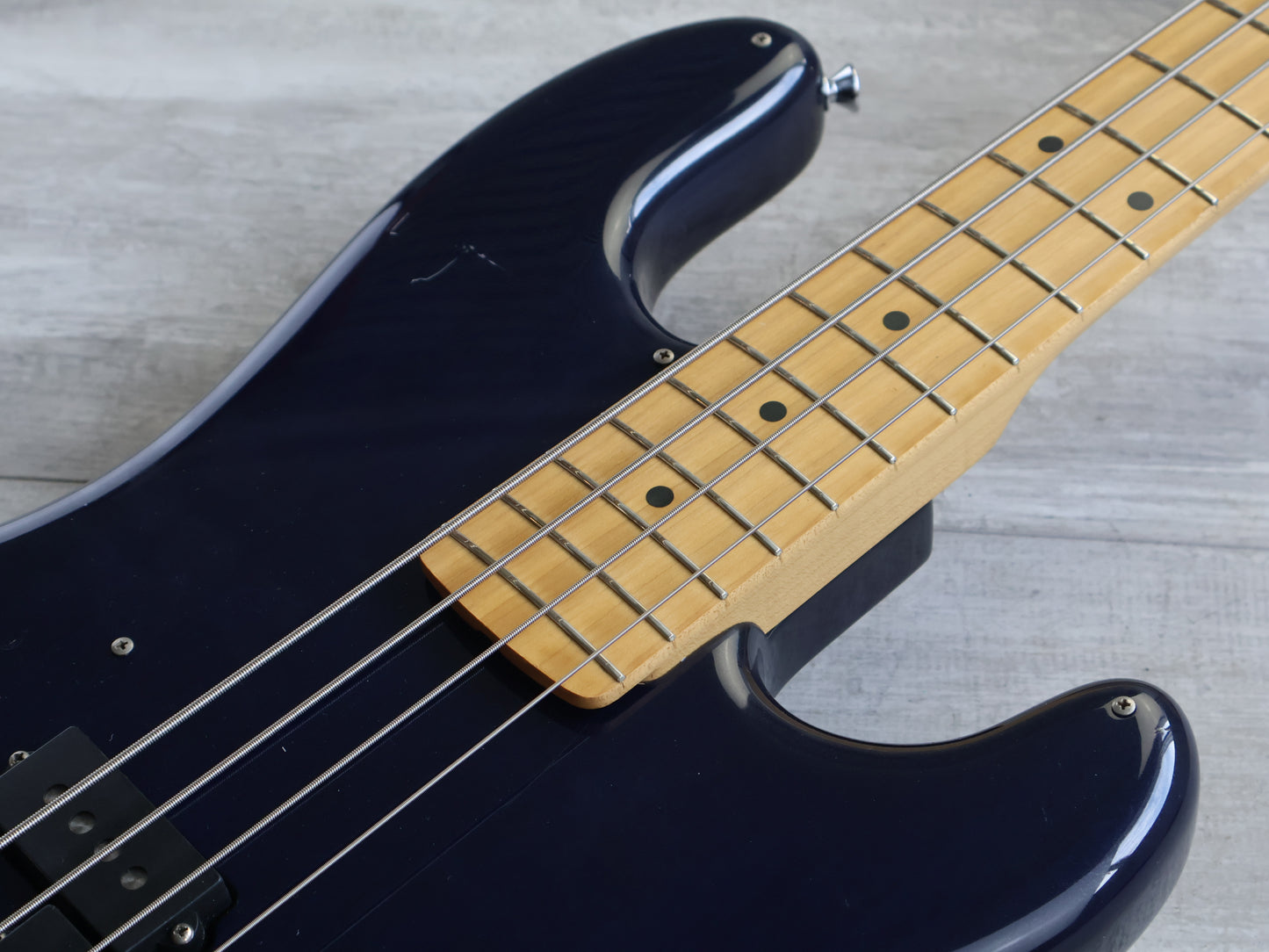 1990's ESP Japan "Vintage Four" PJ Precision Bass (Blue)