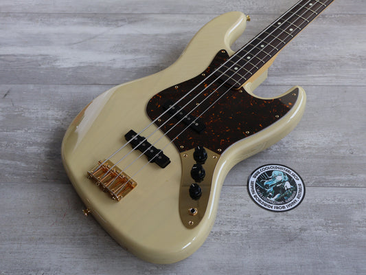 2016 Tokai Japan AJB112G Jazz Bass (See-Through White)