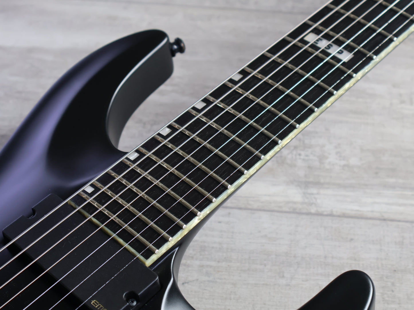 ESP E-II Japan NT-7 7-String Baritone Horizon (Black)