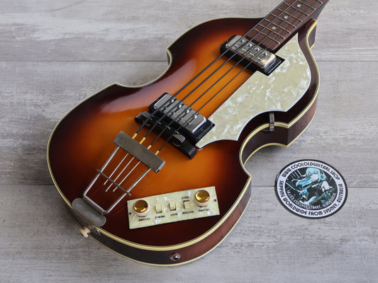 1992 Hofner Germany 500/1 Violin Beatle Bass w/Staple Pickups