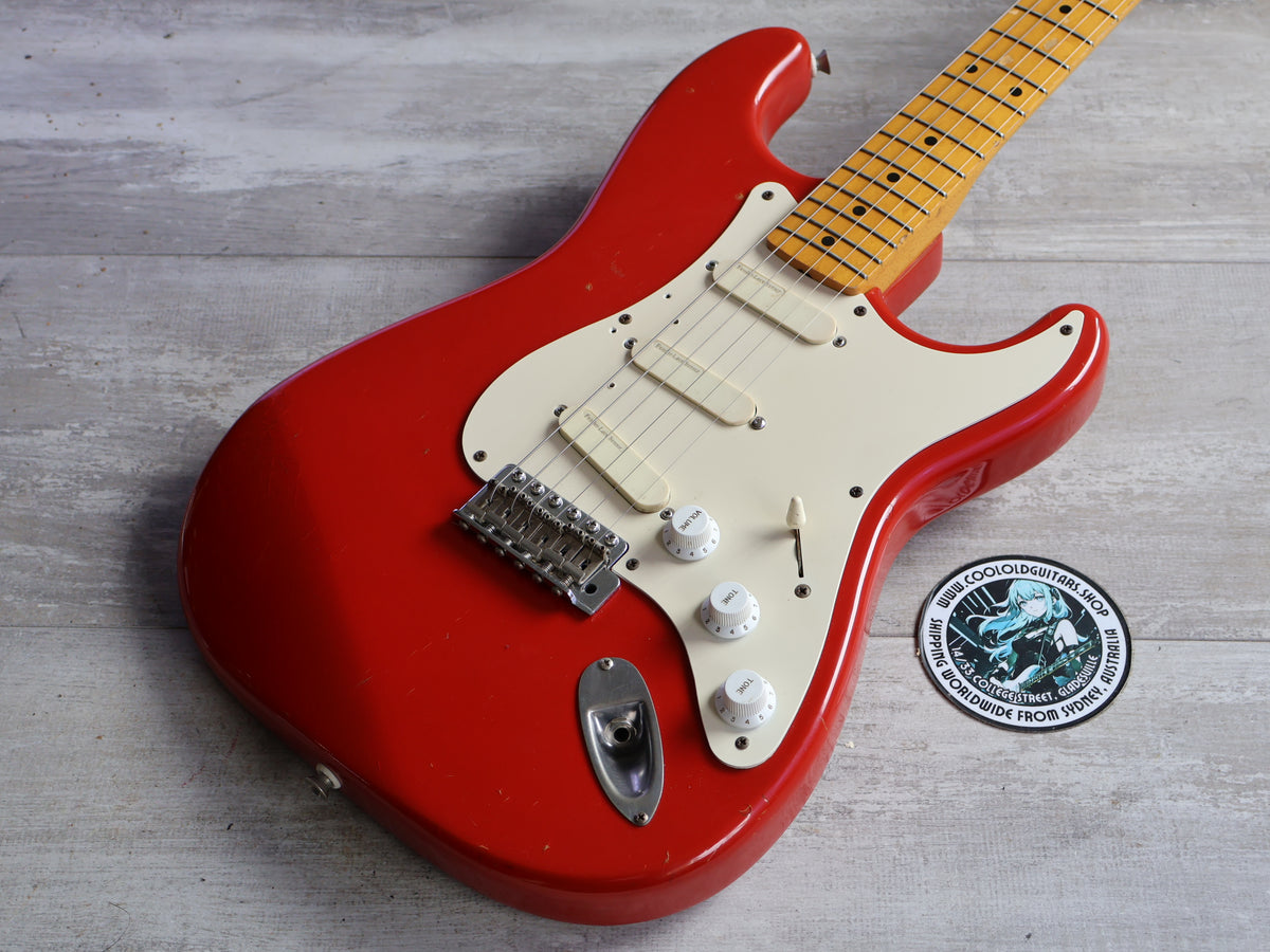1993 Fender Japan ST54-85LS '54 Reissue Clapton Stratocaster (Torino Red)