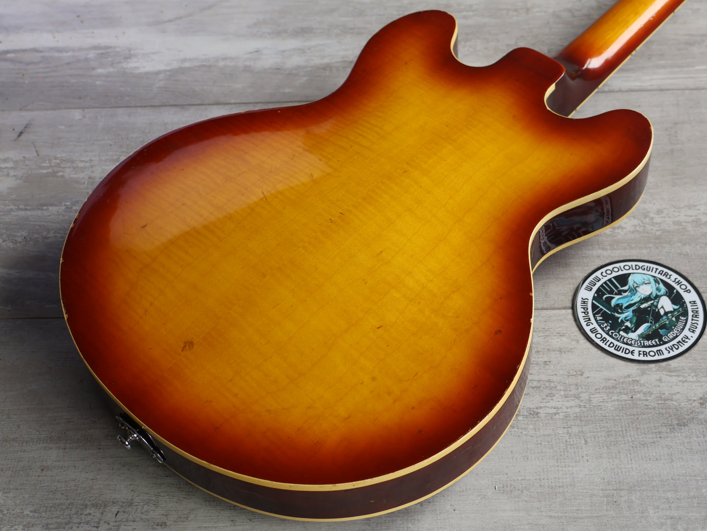 1973 Greco Japan SA-450 Semi Hollowbody (Sunburst)