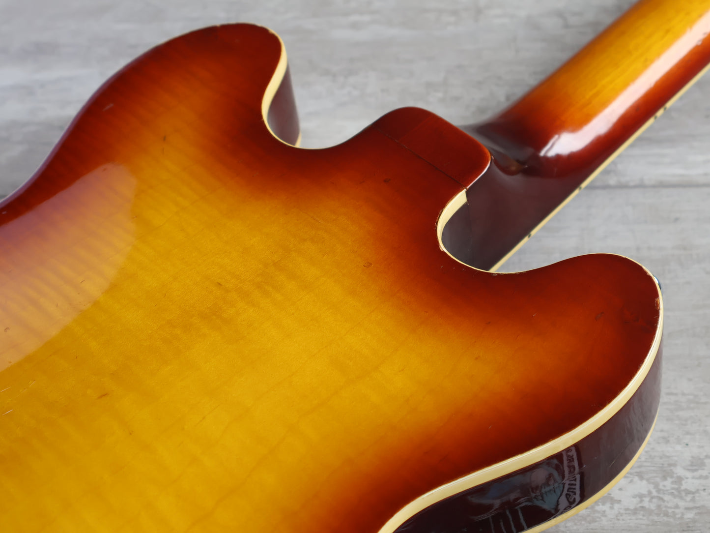 1973 Greco Japan SA-450 Semi Hollowbody (Sunburst)