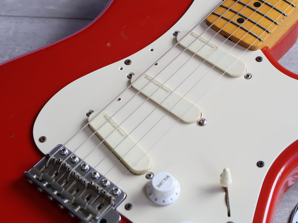 1993 Fender Japan ST54-85LS '54 Reissue Clapton Stratocaster (Torino Red)