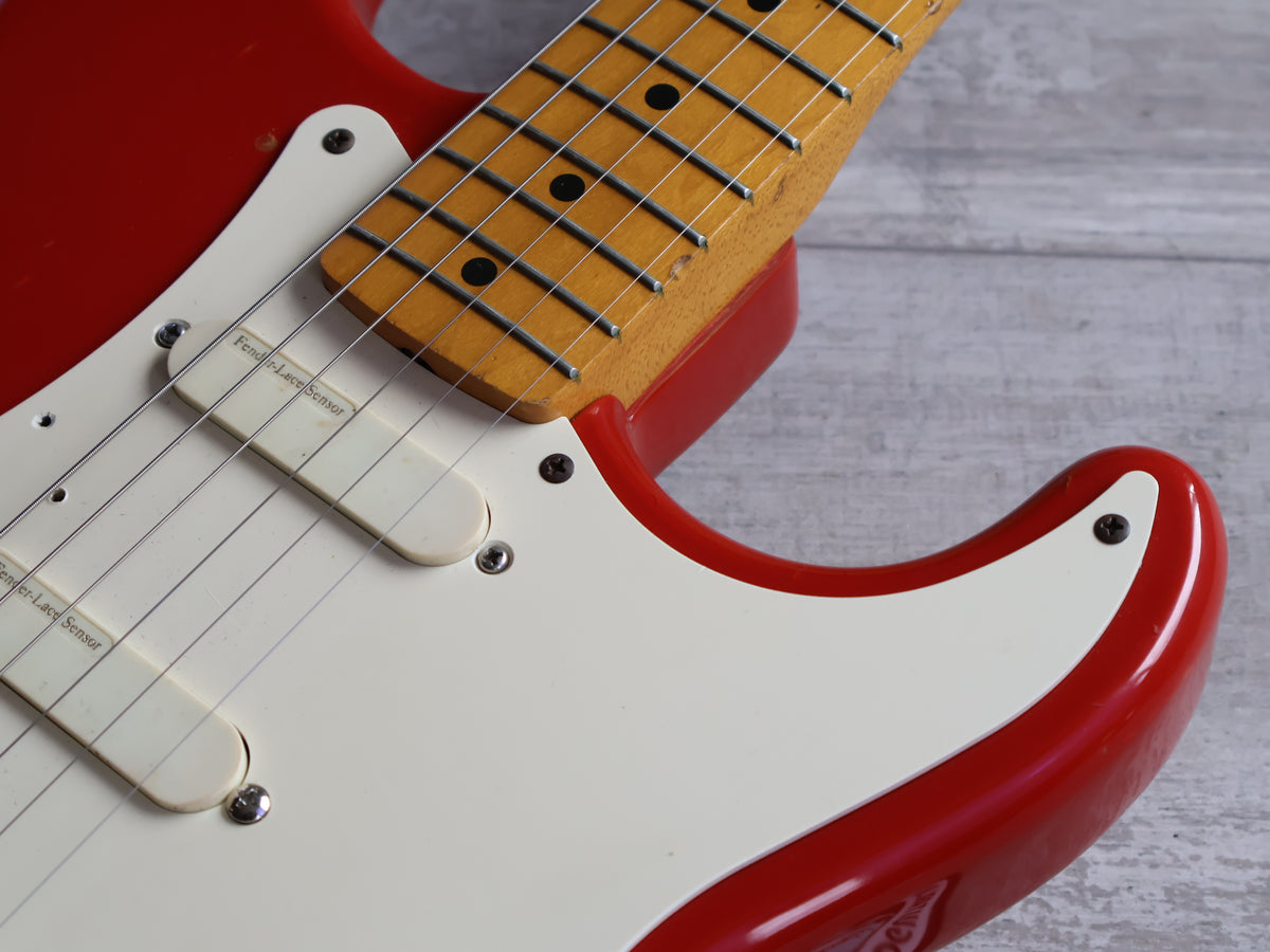 1993 Fender Japan ST54-85LS '54 Reissue Clapton Stratocaster (Torino Red)