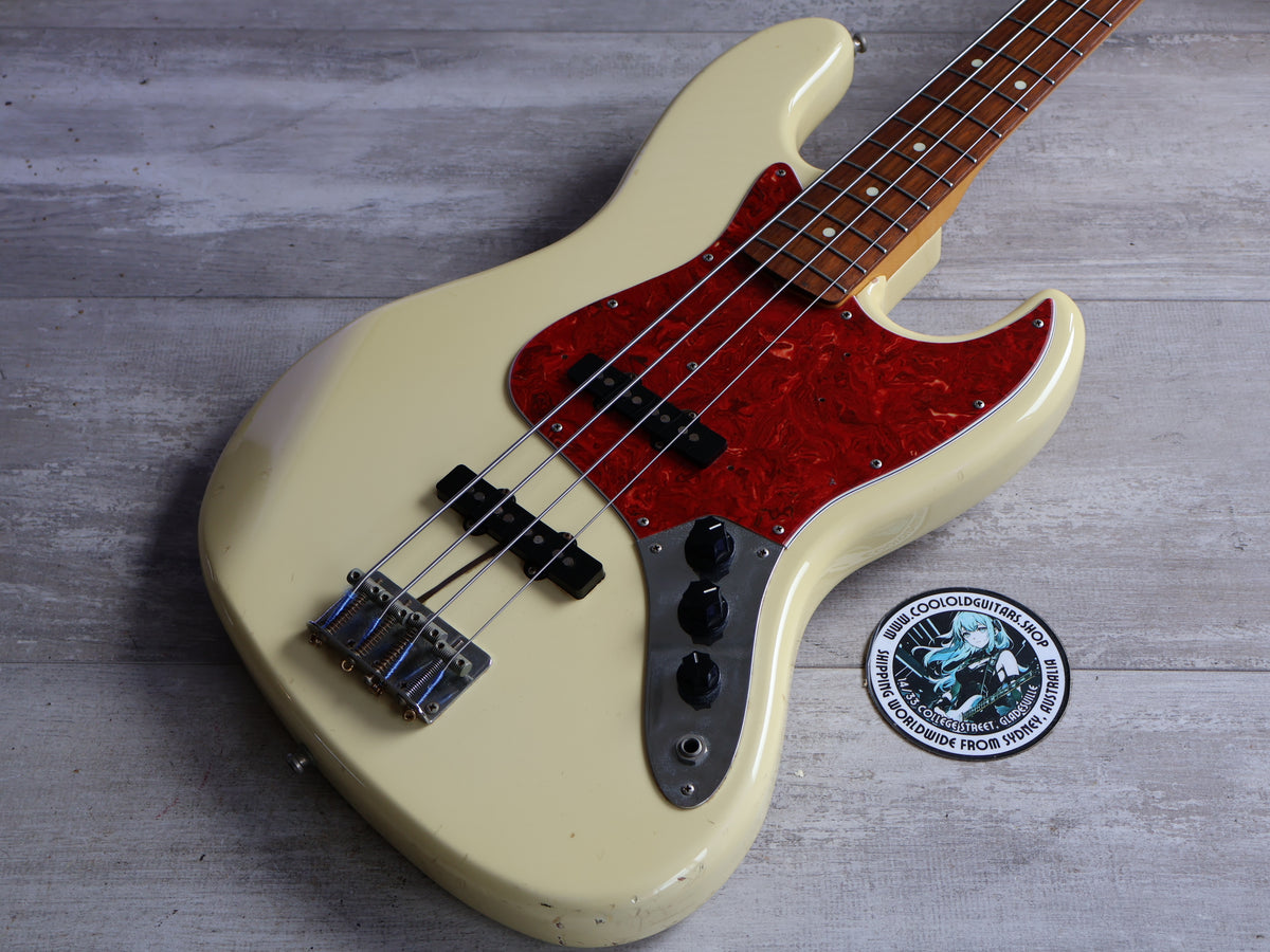 1993 Fender Japan JB62 '62 Reissue Jazz Bass (Vintage White)