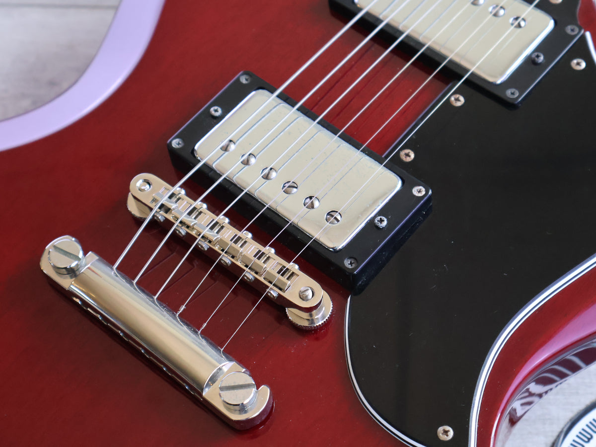 1990 Orville (Gibson) Japan SG-65 '62 Reissue SG Double Cutaway (Cherry)
