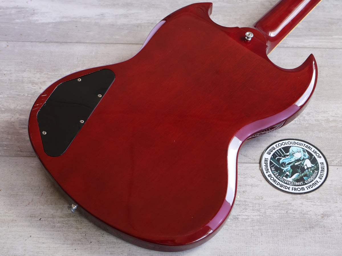 1990 Orville (Gibson) Japan SG-65 '62 Reissue SG Double Cutaway (Cherry)