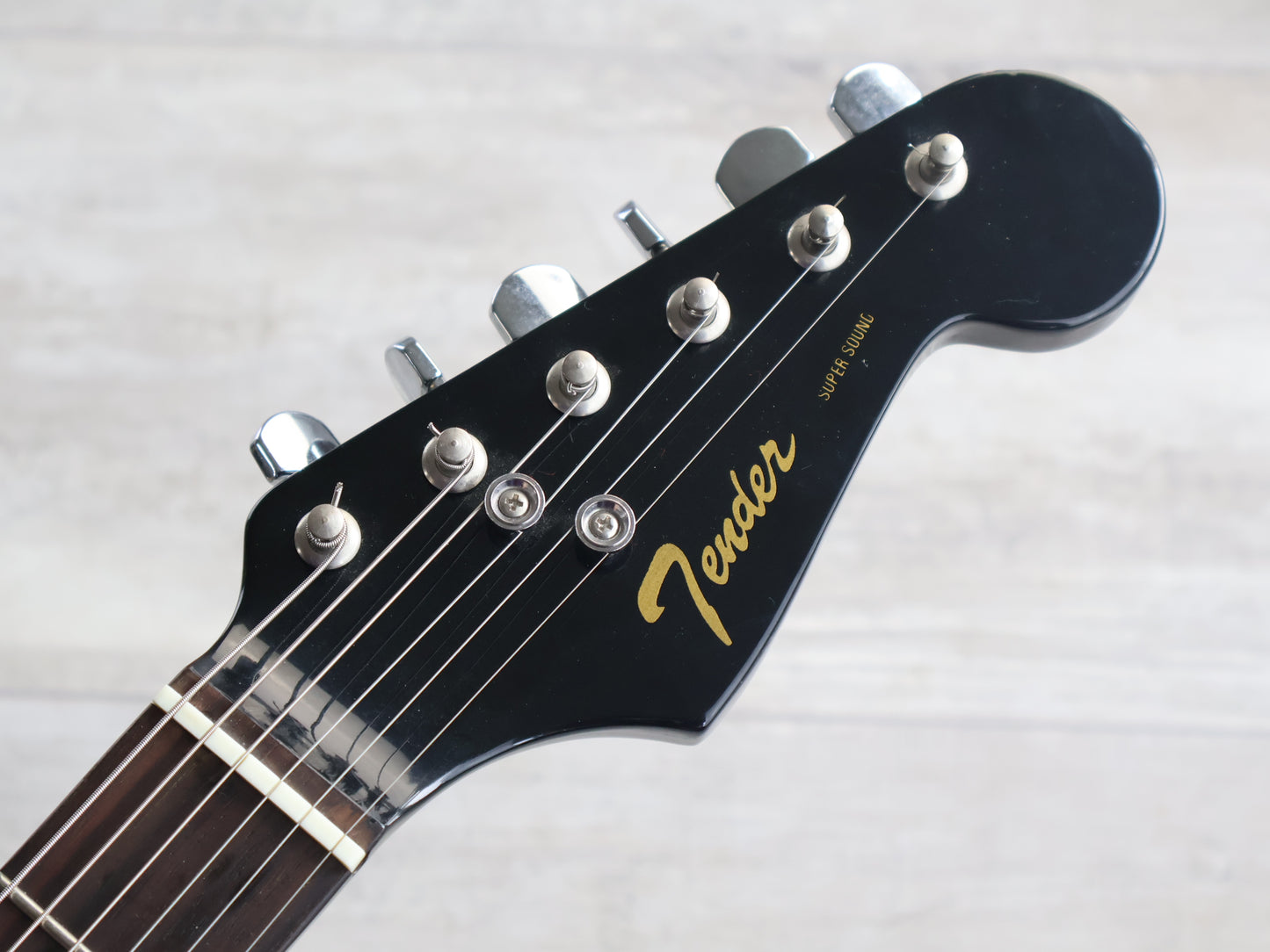 1980's Tender Super Sound Stratocaster (Black)