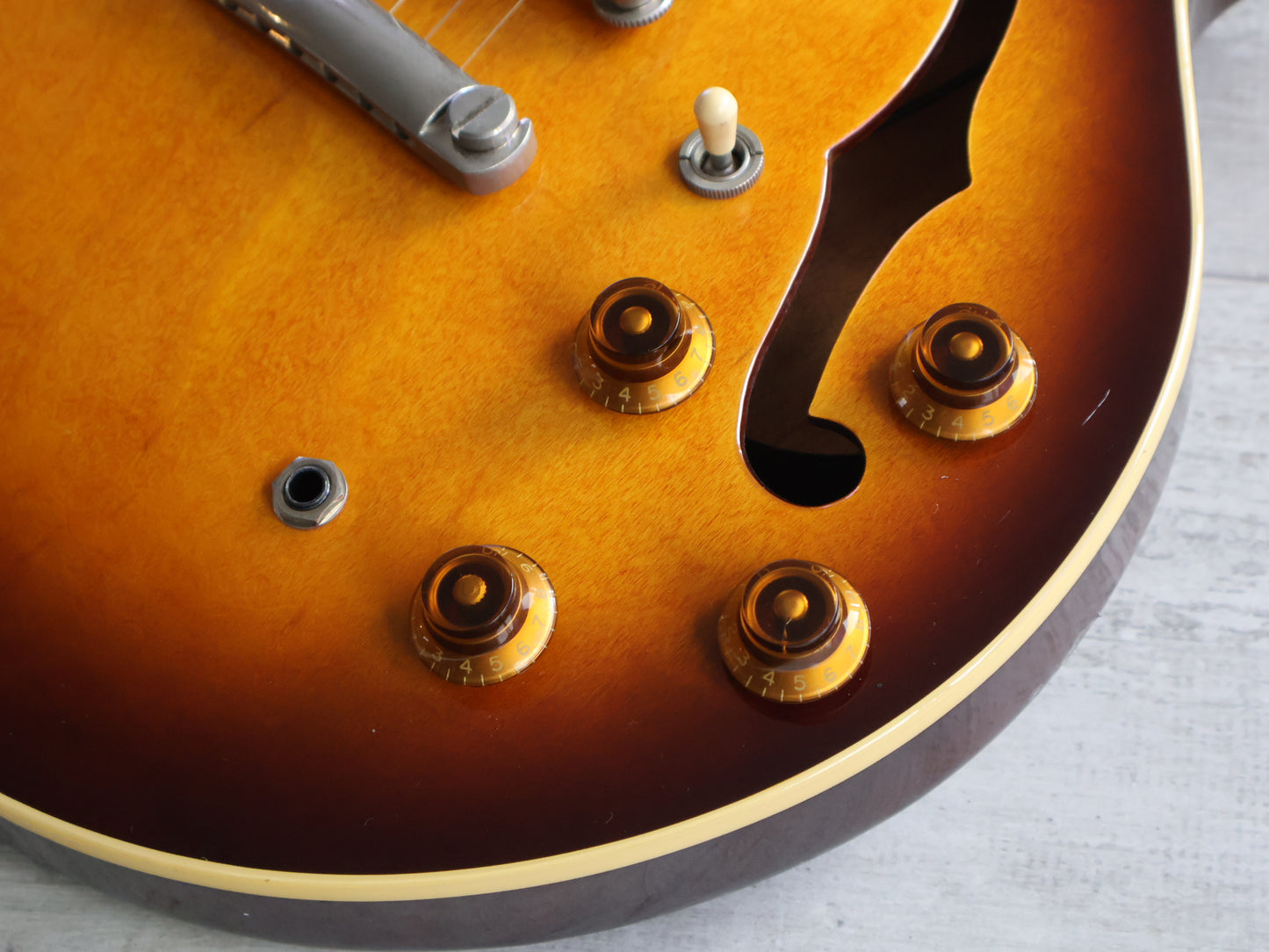 2003 History Japan (by Fujigen) ZMS-CFS ES-339 Semi-Hollowbody (Brown Sunburst)