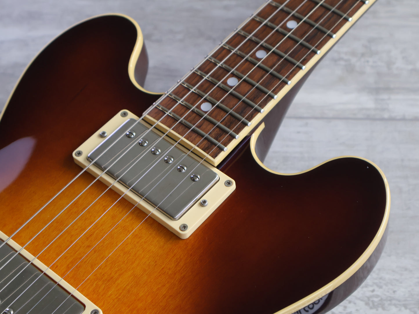 2003 History Japan (by Fujigen) ZMS-CFS ES-339 Semi-Hollowbody (Brown Sunburst)