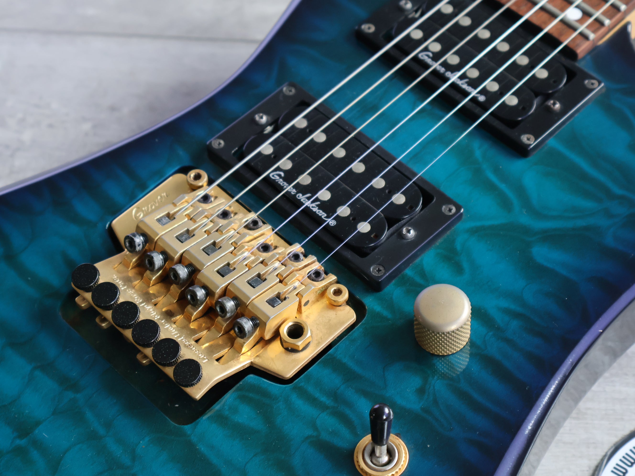 1996 Grover Jackson Japan Kelly KE.A-60 (Transparent Deep Blue