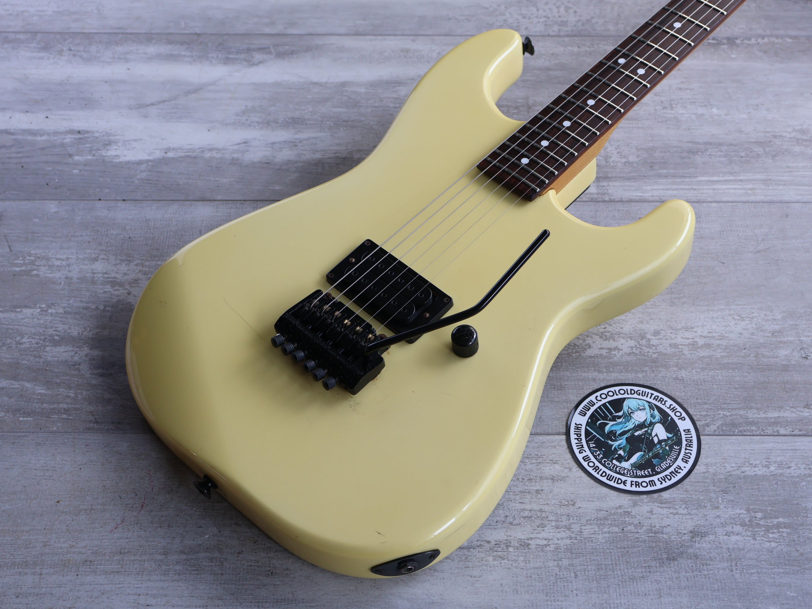 1987 Charvel Japan Model 2 Superstrat w/Kahler (Vintage White