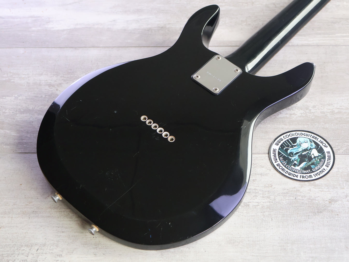 1990 Greco Japan APW-500 Dan Armstrong Double Cutaway (Black)