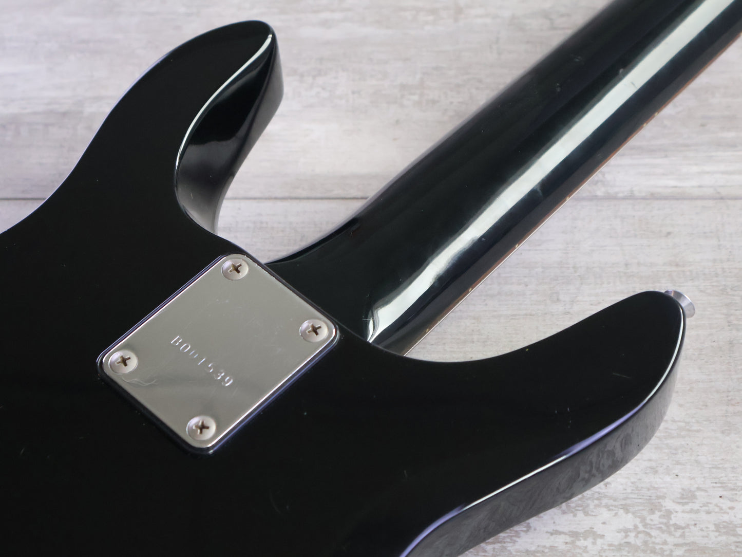 1990 Greco Japan APW-500 Dan Armstrong Double Cutaway (Black)