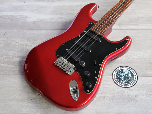 1984 Squier Japan ST701 JV Series Superstrat w/EMG's (Candy Apple Red)