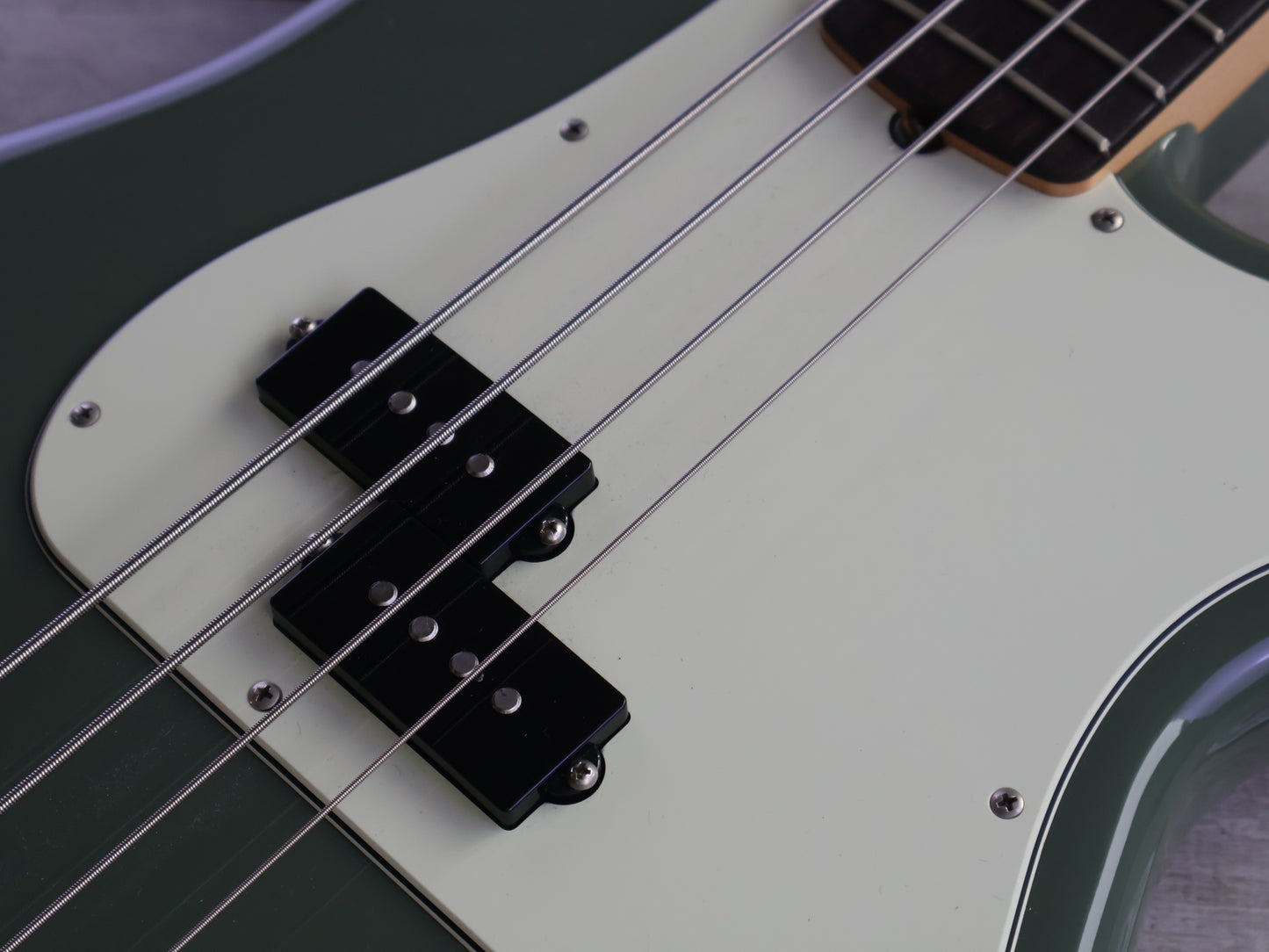 2017 Fender USA American Professional Precision Bass (Antique Olive)