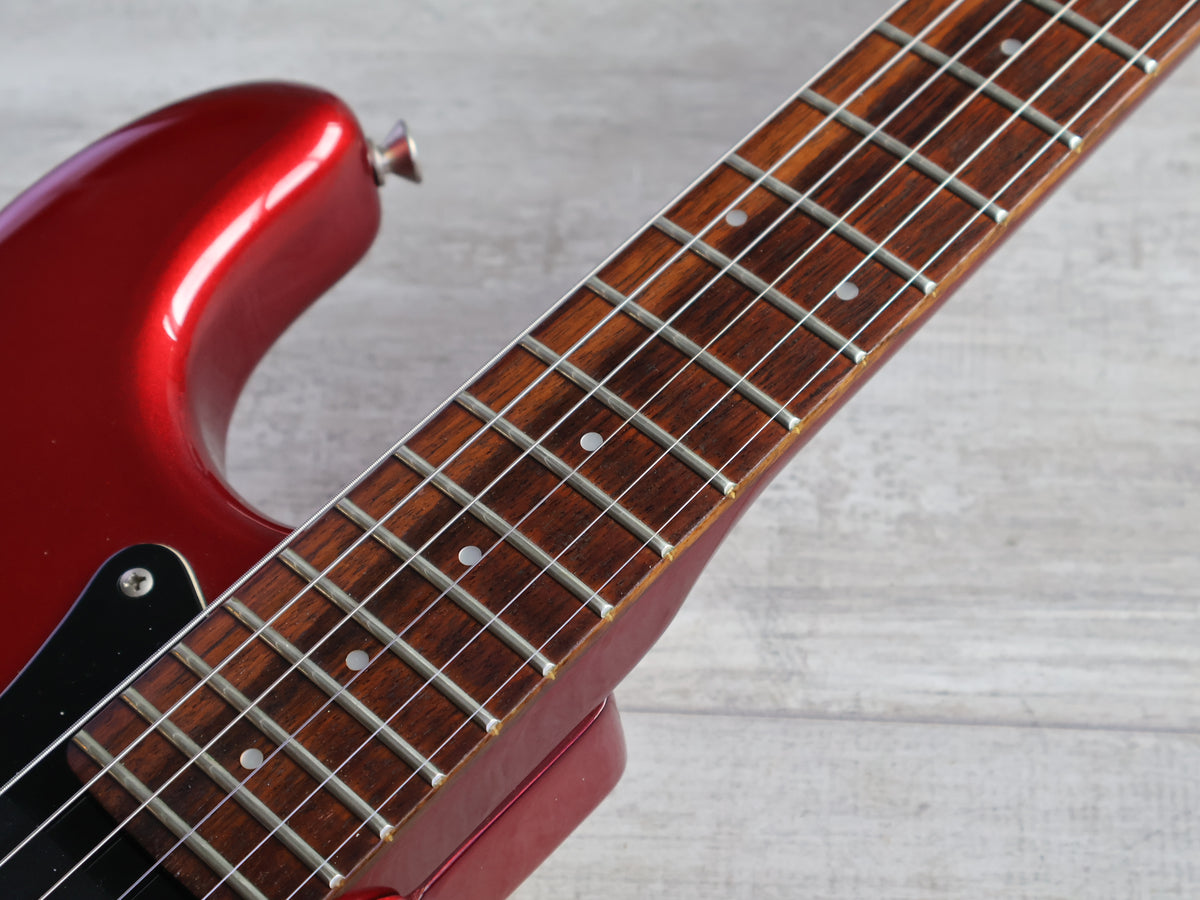 1984 Squier Japan ST701 JV Series Superstrat w/EMG's (Candy Apple Red)