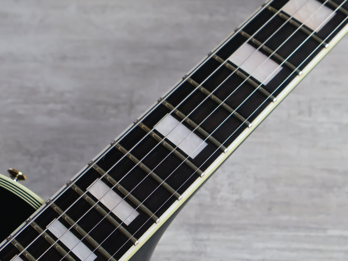 2014 Edwards (by ESP Japan) E-LP-130CD Les Paul Custom (Ebony)