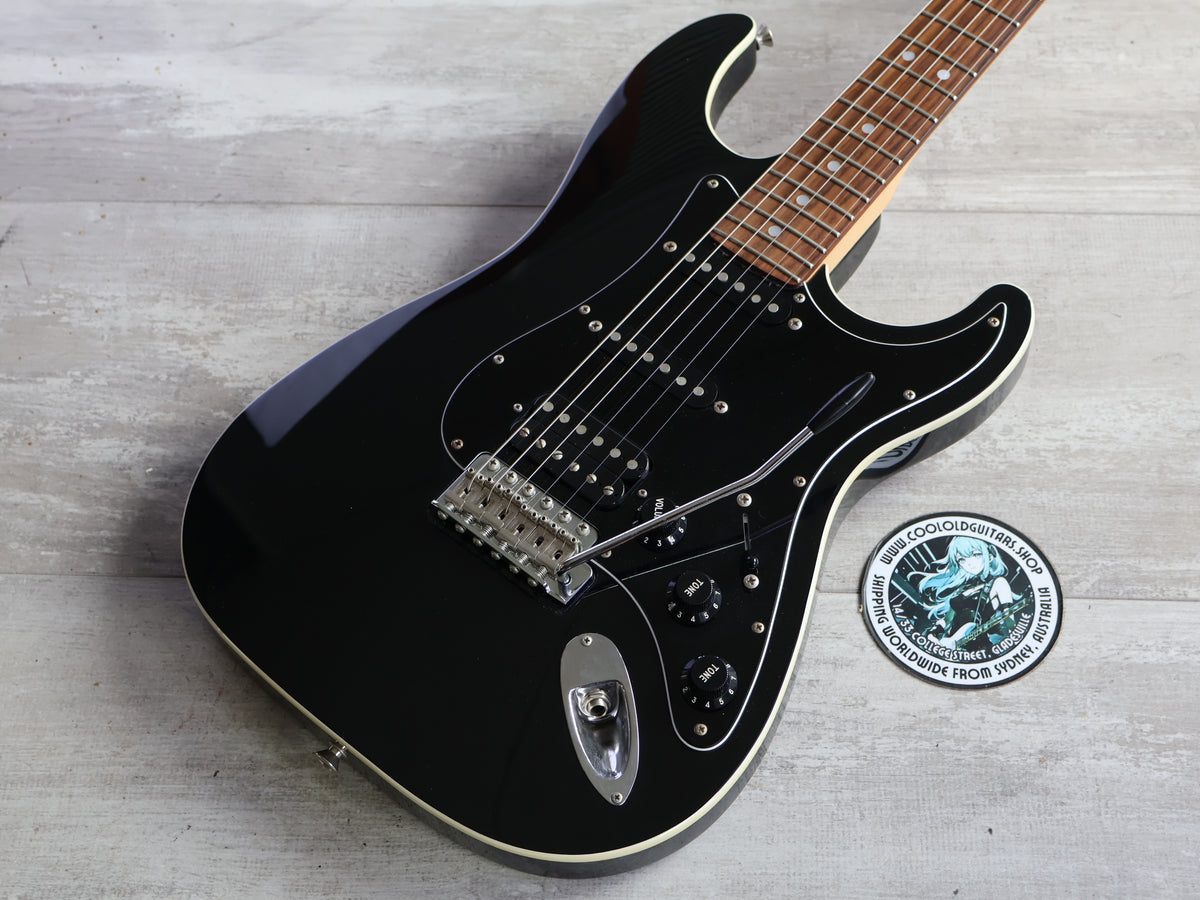 2017 Fender Japan AST-M/SSH Aerodyne Medium Scale Stratocaster (Black)