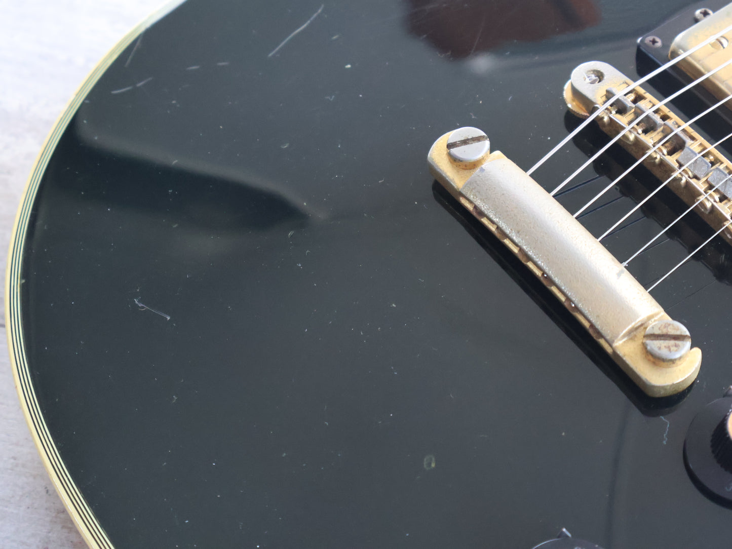 1973 HS Anderson Japan HS-4 Les Paul Custom (Ebony)