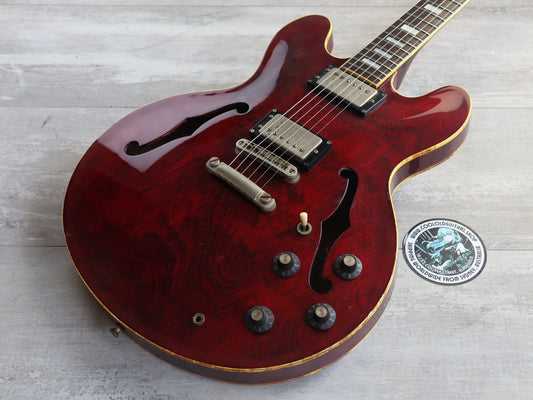 1979 Greco Japan SA-550 Semi-Hollowbody Electric Guitar (Cherry Red)
