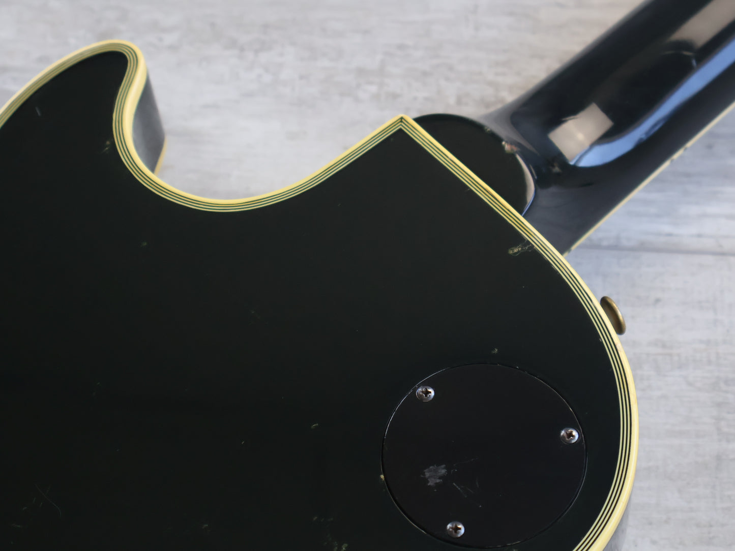 1973 HS Anderson Japan HS-4 Les Paul Custom (Ebony)