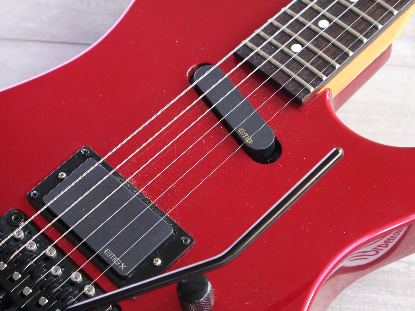 1989 Charvel Japan Model 3DR Predator w/EMG's (Candy Apple Red)