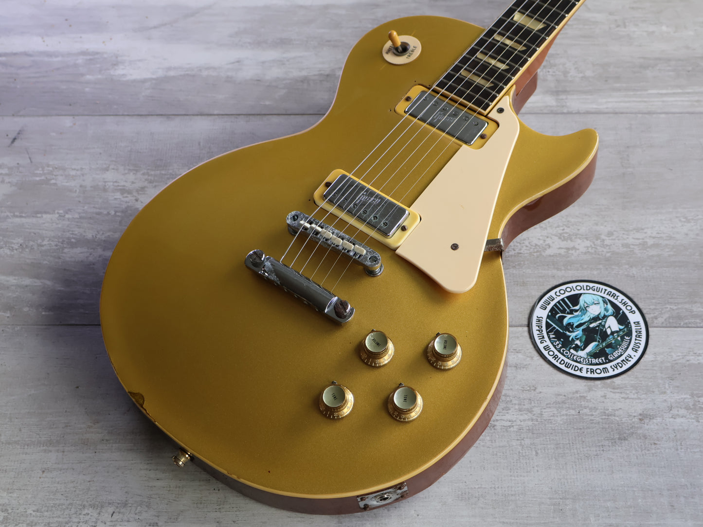1975 Greco Japan EG-550GS Les Paul Deluxe (Goldtop)