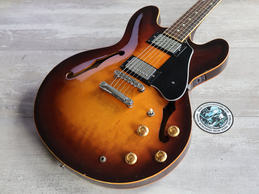 1977 Navigator (by ESP Japan) SA-100 ES-335 Semi Hollowbody (Sunburst)