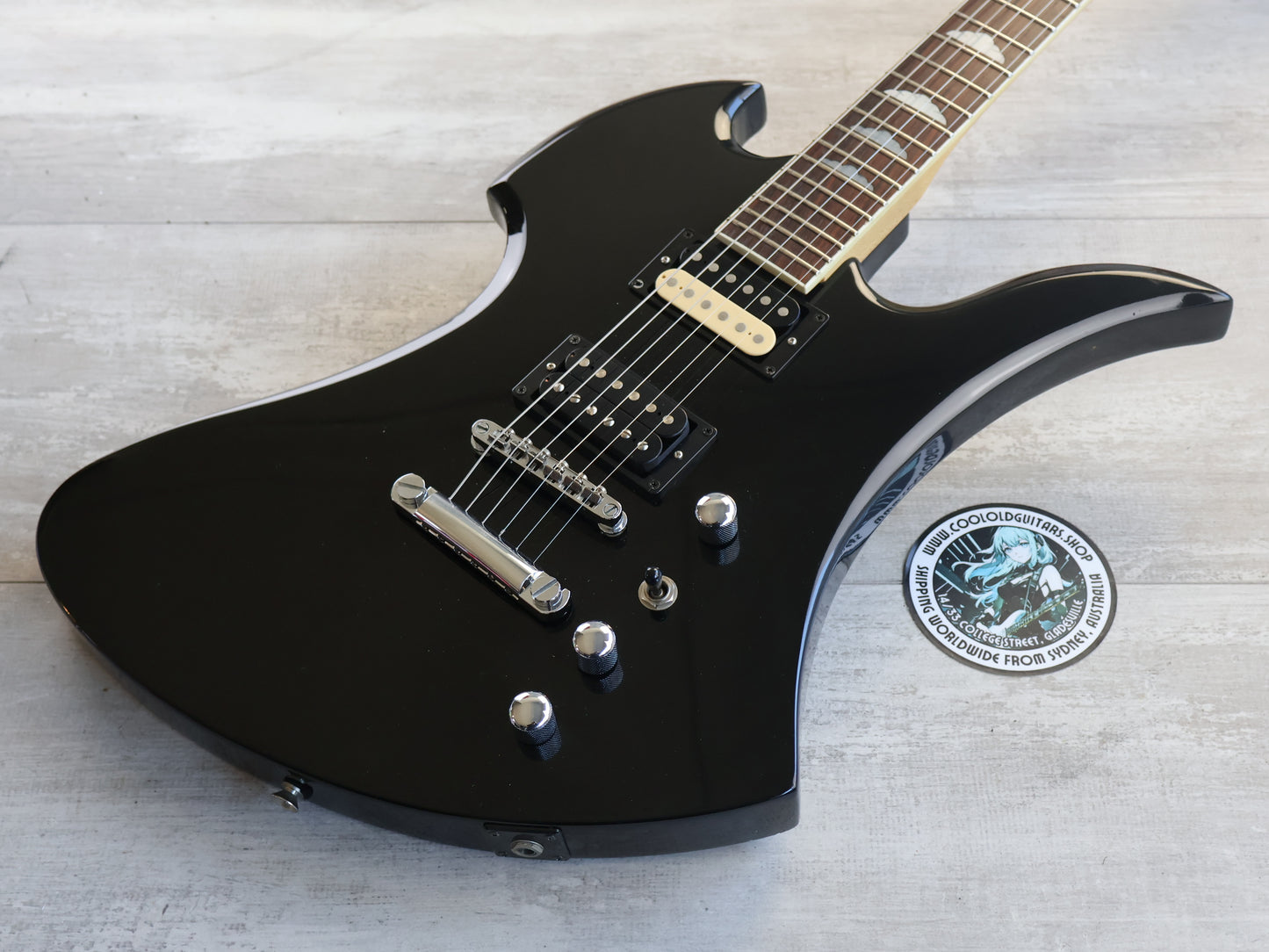 1990's Aria Pro II Mockingbird (Black)
