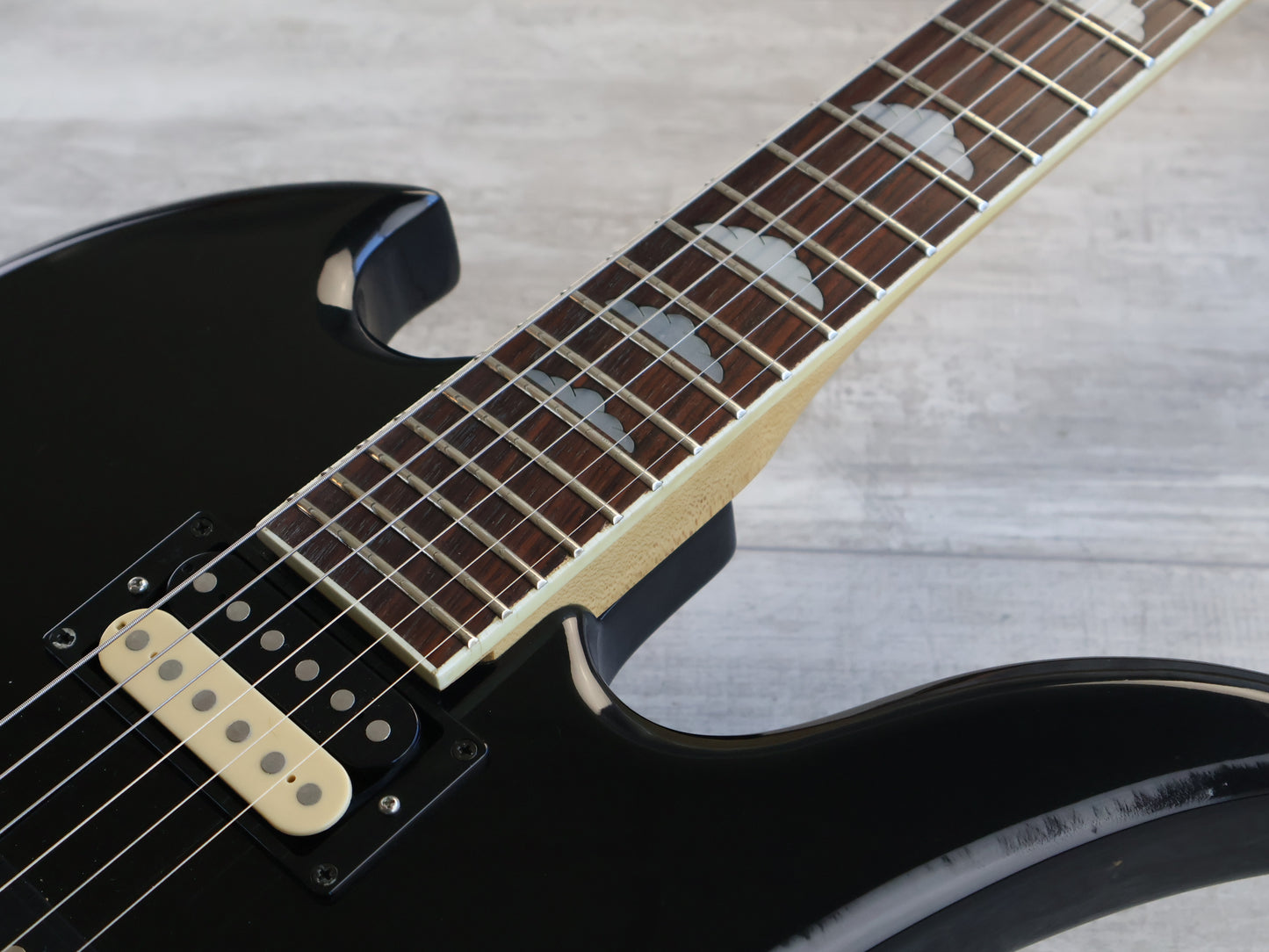1990's Aria Pro II Mockingbird (Black)