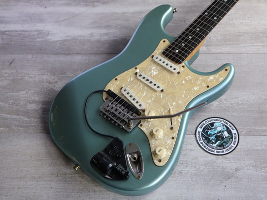 1980's Schecter "Dallas Era" Stratocaster w/Roland GK-2 (Ice Blue Metallic)