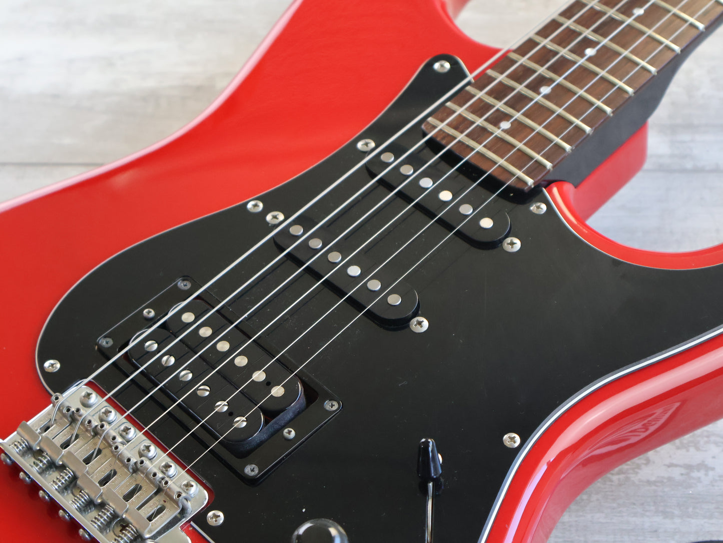 1985 Squier Japan Contemporary Series HSS Stratocaster (Torino Red)