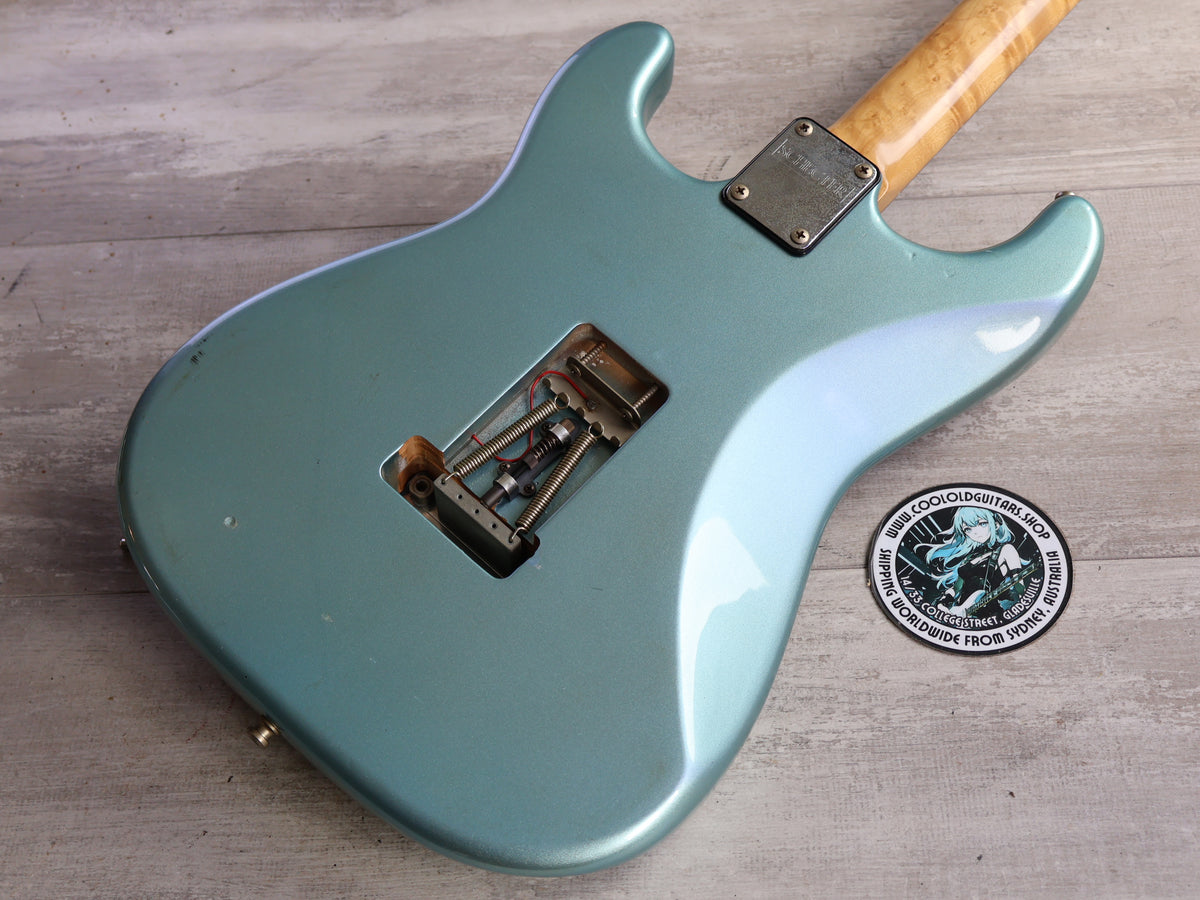 1980's Schecter "Dallas Era" Stratocaster w/Roland GK-2 (Ice Blue Metallic)
