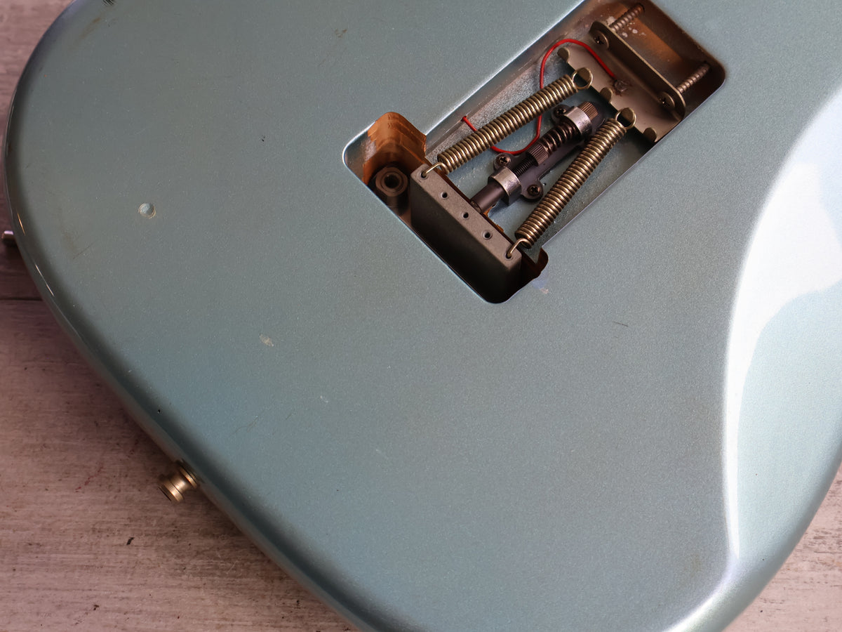 1980's Schecter "Dallas Era" Stratocaster w/Roland GK-2 (Ice Blue Metallic)