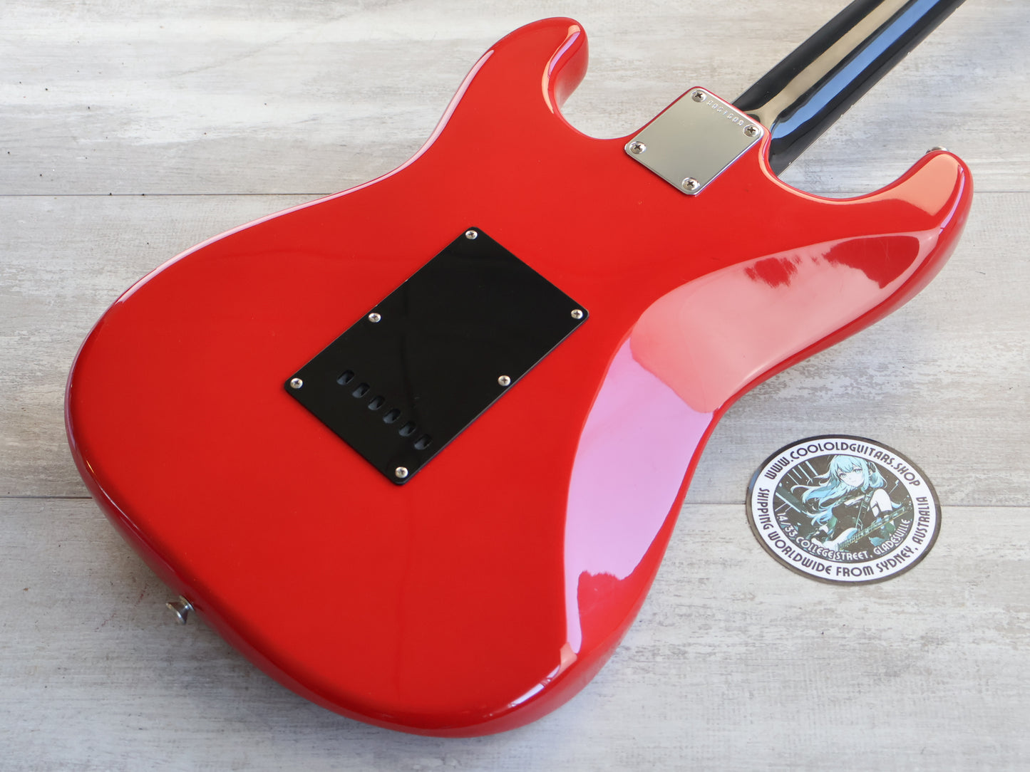 1985 Squier Japan Contemporary Series HSS Stratocaster (Torino Red)